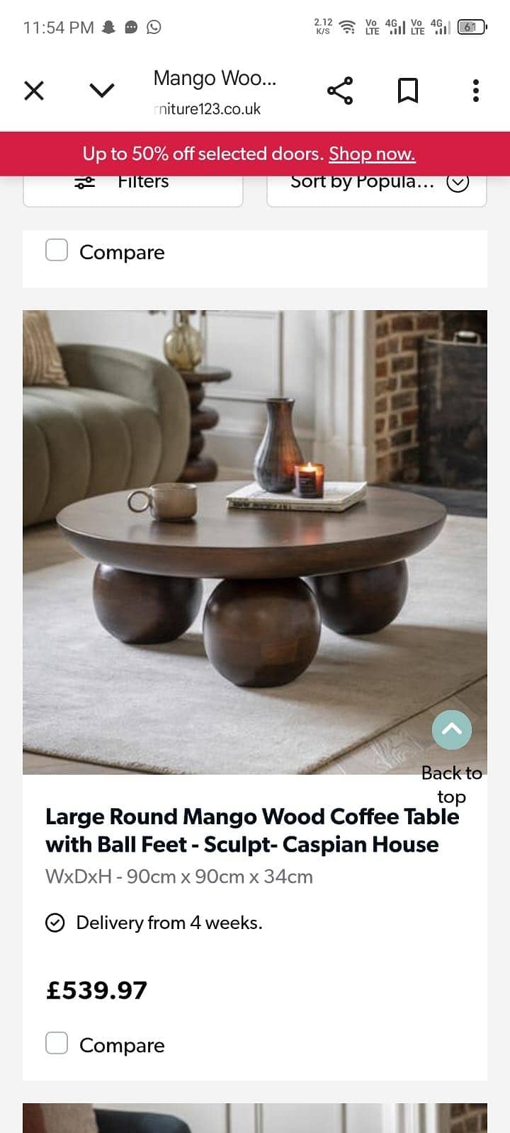 Round Canter table 0