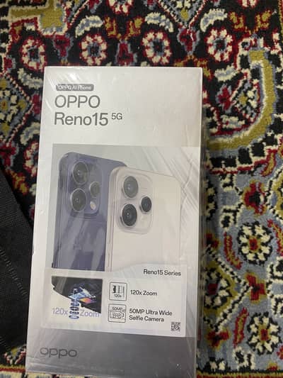 Oppo Reno15  5g. Box pak just box open 8/256 pti approved