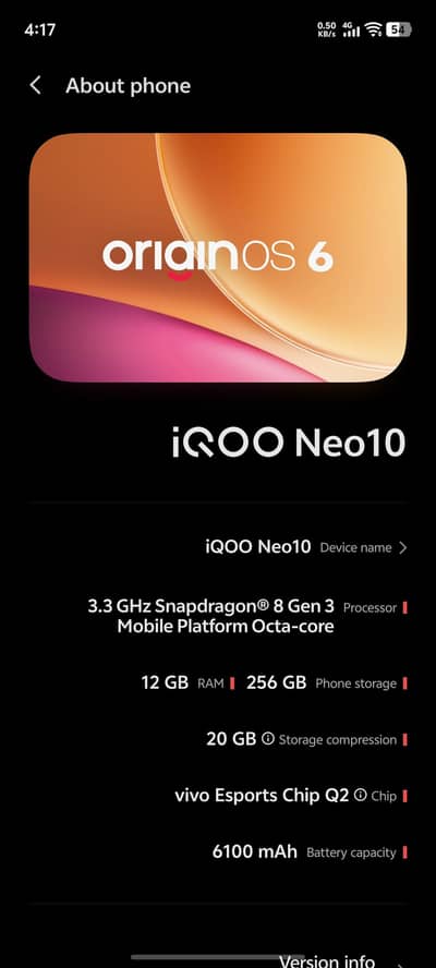 iqoo neo 10 china