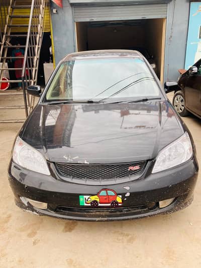 HONDA Civic 2005 Metallic Grey Wrapped to Black