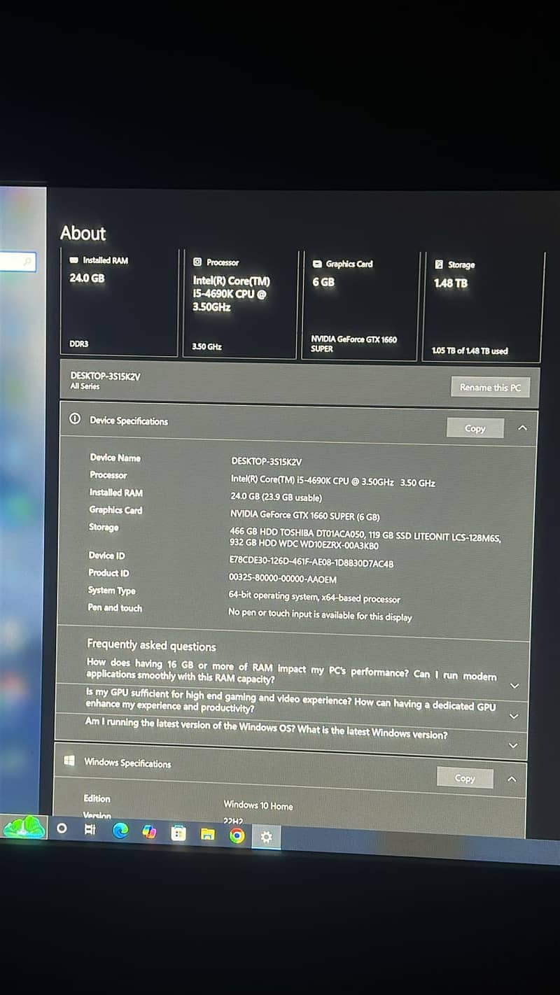 Full gaming setup ( urgent sell price negotiable) 2