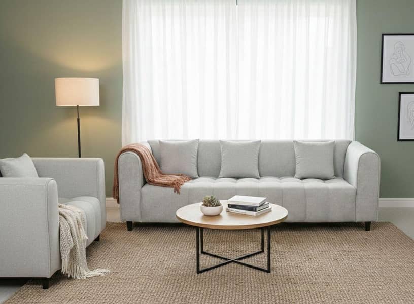 DINING TABLE SET \ SOLID WOOD SITTING SET\SOFAS SET\Living Room SET \ 9