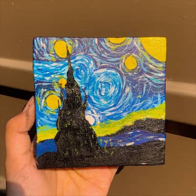 Starry night by van gogh