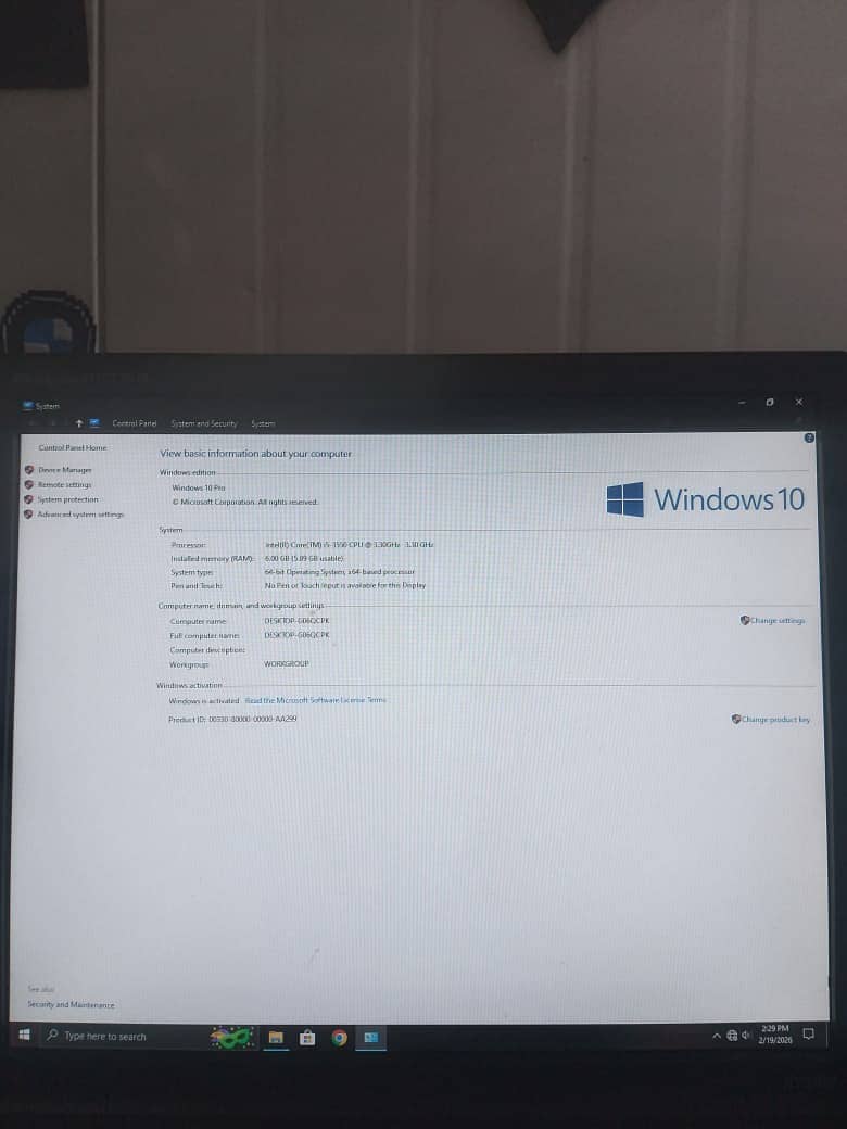 FULL SETUP I5 3RD GEN + lcd 10