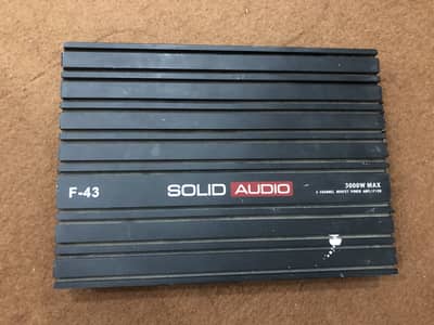 Solid audio F43 - 3000W 4Channels