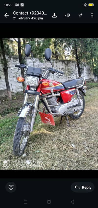 Honda 125 CG modal 2010