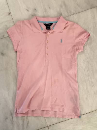 Original Polo shirts worn only once or twice Ages:12-14 (Kids-large)