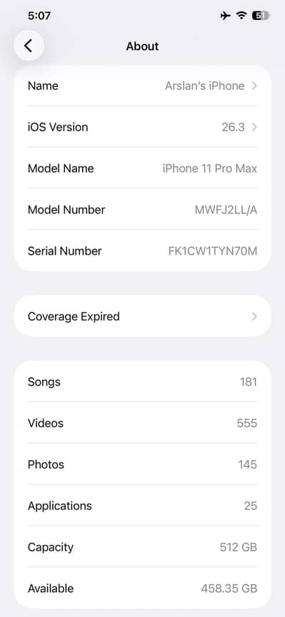 Iphone 11pro Max 512Gb