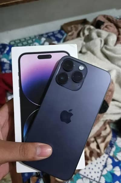 Apple iPhone 14 Pro Max Complete Box Urgent Sale Connect Wtp No