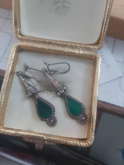 silver Earrings jhumky