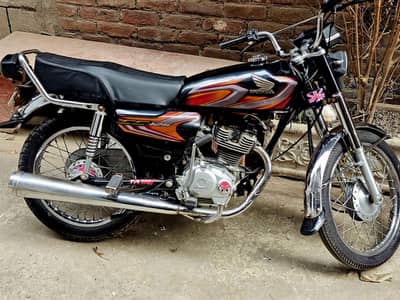 honda cg 125 black