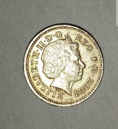 2003 United Kingdom "Round" One Pound