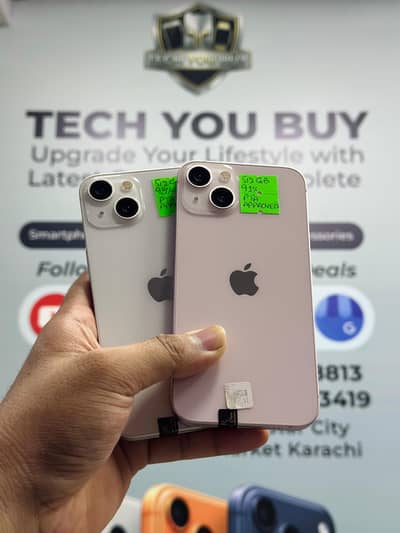 Apple Iphone 13 512GB Water Pack Pta Approved 90+ Battery