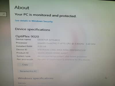 i7 4th generation 8gb ram 128gb SSD