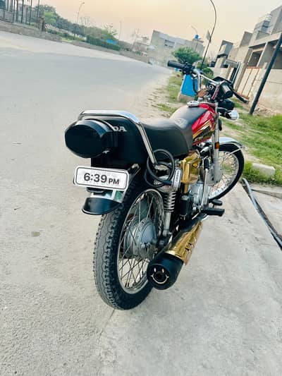 Honda CG 125 Special Edition 2024 model Red