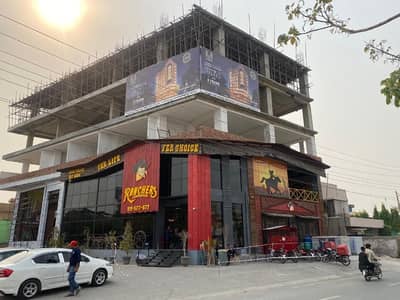 2.5 Kanal Corner Lifetime Commercial Building 2nd Floor Available for Sale Location: Johar Town G1 Market, Lahore