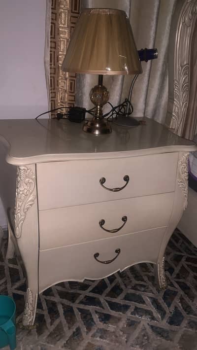 shesham lakri bed set