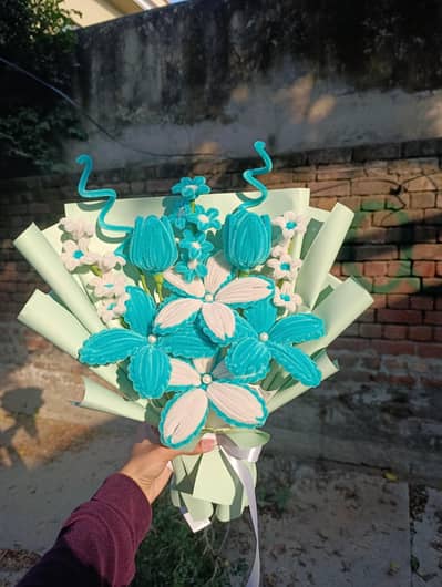 pipe cleaners flowers bouquet