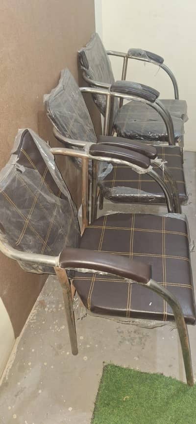 4 big table 3 small and 8 office chairs