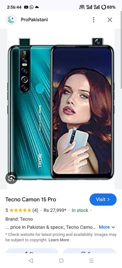 Techno Camon 15 PRO
