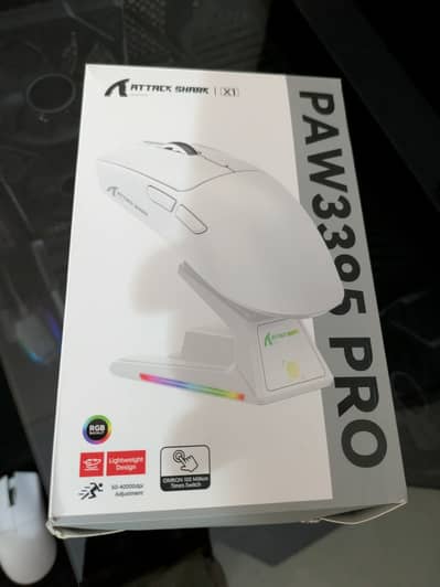 AttackShark x1 gaming mouse White 1month used only