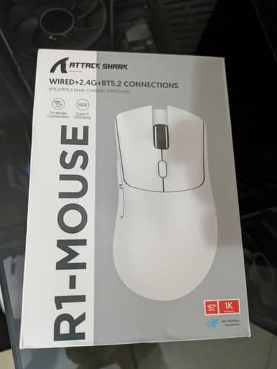 AttackShark R1 Black Gaming mouse brand new