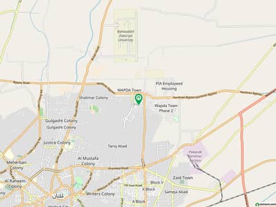 MDA cooperative housing society Multan near Wapda Town phase 1.8 Marla plot available for sale super location