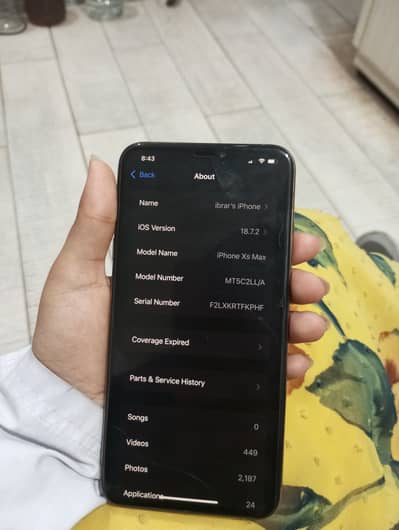iPhone XS Max pta approved 64gb