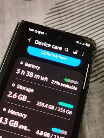 Samsung z fold 3 12/256 pta cp approved dual sim