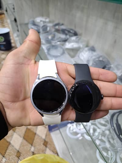 Google pixel watch price 50000  Samsung watch  price 40000
