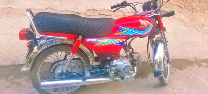 honda cd 70 2019 model neat condition no any work required