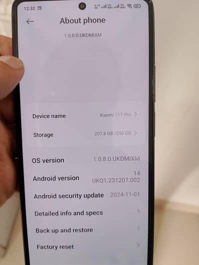 Xiaomi 11T Pro 5G 12+4/256 GB Official PTA Approved Full Box