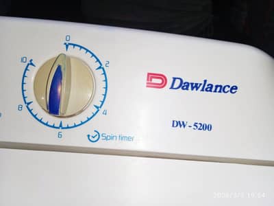 Dawlance washing machine twin tub model number DW 5200