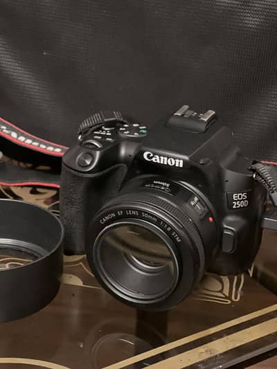 Canon 250D with 18-55mm lens - Brand new condition