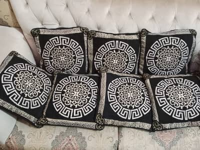 7-Seater Sofa set with cushions and covers