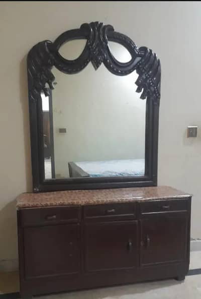 wooden dressing table