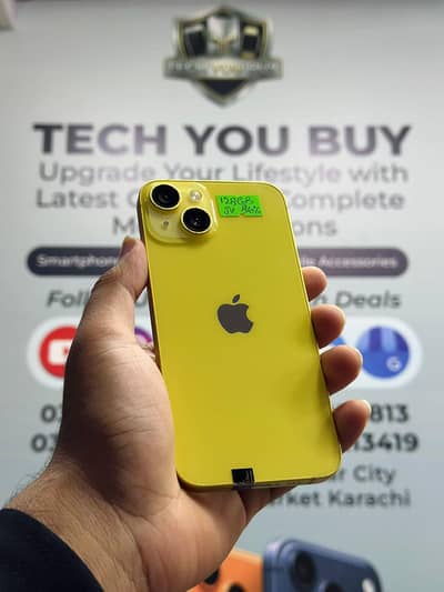 Apple Iphone 14 128GB Battery Health 86% Non Pta Water Pack