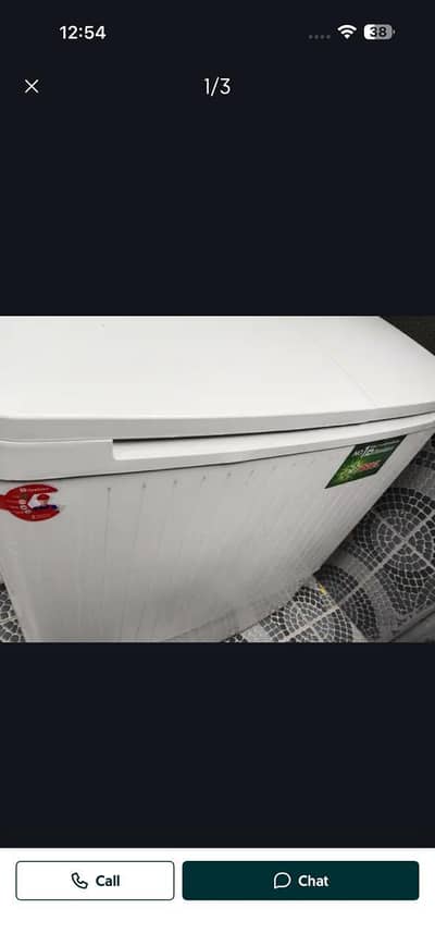 18 KG ful size washing and Dryer machine