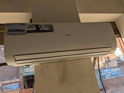 Haier AC. DC inverter heat and okay hai genuine condition mein hai