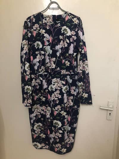 Winter purple flowery beautiful shirt