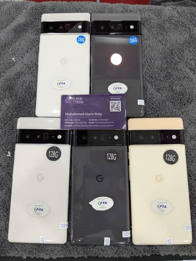 pixel 6 pro official PTA 128/256gb