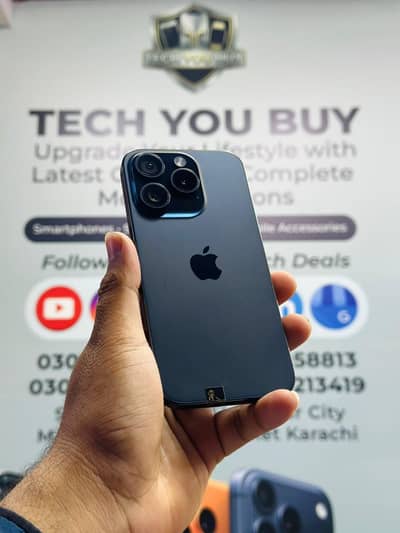 Iphone 15 Pro 128GB Non Pta Factory Unlock Water Pack