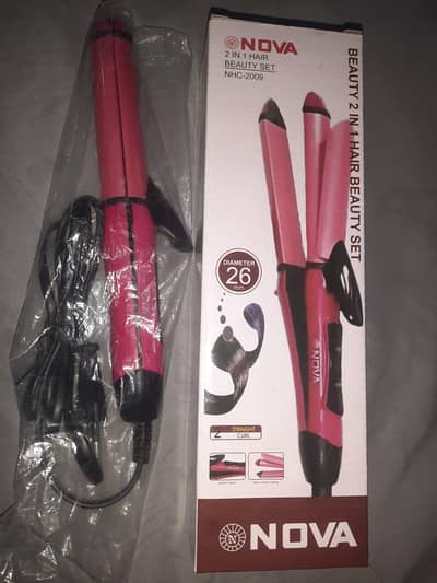 Hair curl and straight multi styler