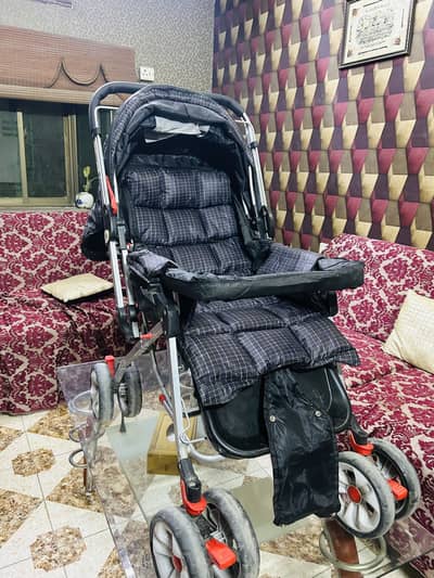 Baby Care Stroller 8-Wheel – Good Condition