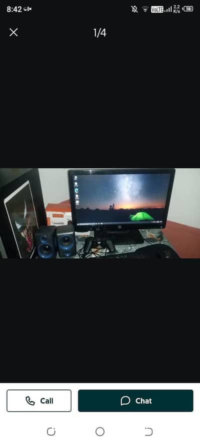 BudgetGaming Pc|HP Corei5 3rd generation|22 inch Led(1080p)