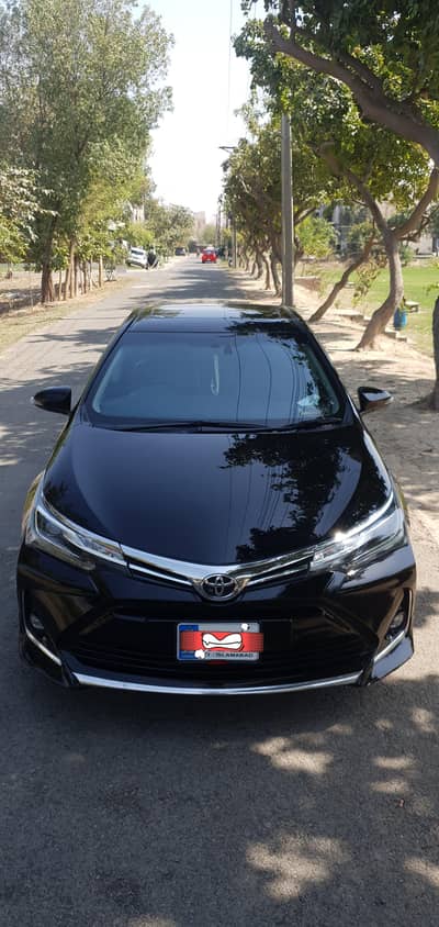 Toyota Altis Grande X Black interior