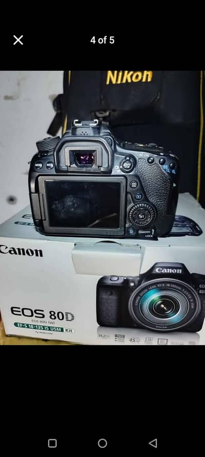 DSLR camera 80D for sale 0309/0097784
