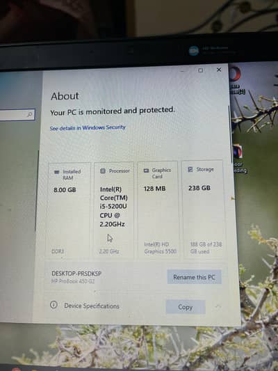 laptop is good condition with charger and  mouse