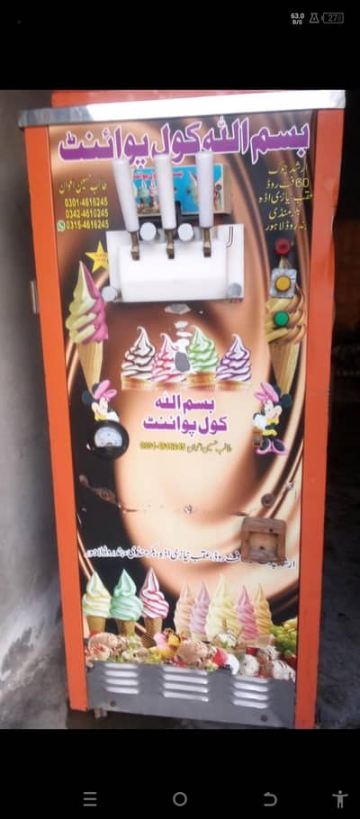 ICE CREAM MACHINE WITH 2HP