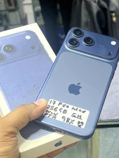 17 pro max 256GB  Non Pta Pysical Dual Sim Blue